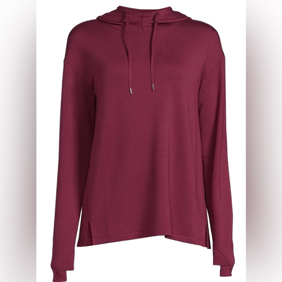 Athletic Works Tops - Athletic Works Women's French Terry Mock Neck Hoodie